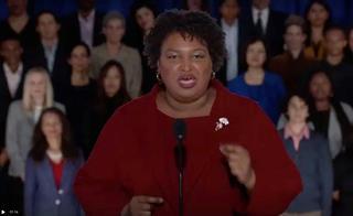 Stacey Abrams da la respuesta demócrata: "Necesitamos que Trump diga la verdad"