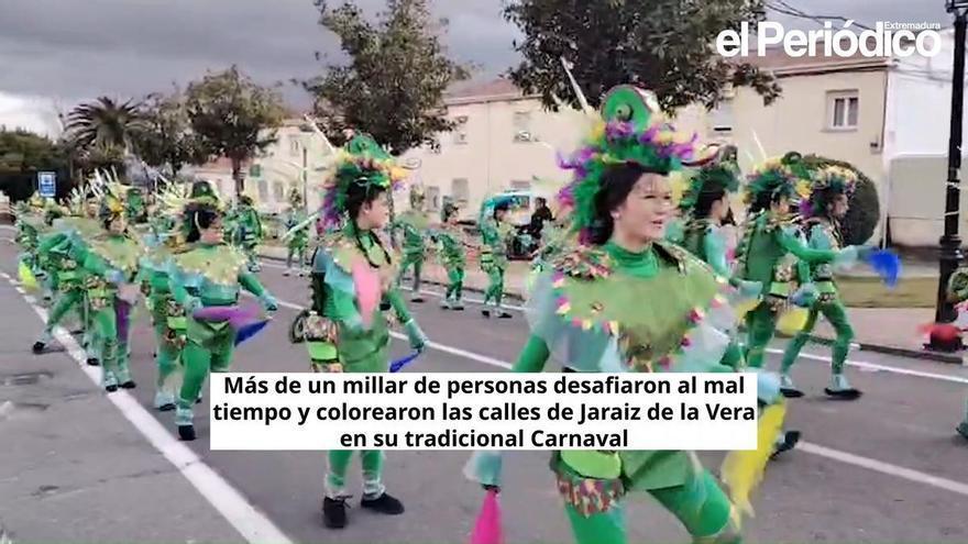 Vídeo | El mal tiempo no puede con el Carnaval de Jaraíz de la Vera