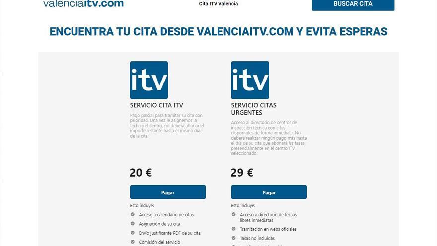 La Generalitat alerta sobre una web fraudulenta que cobra por conseguir citas para las ITV