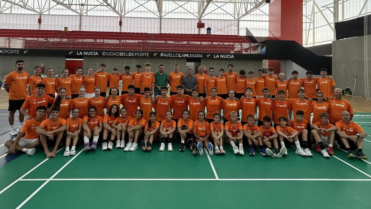 El campus de bádminton fue todo un éxito