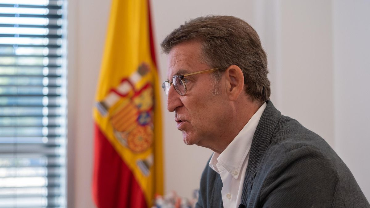El presidente del Partido Popular, Alberto Núñez Feijóo.