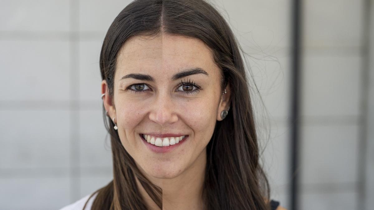 Marta y Paula, hermanas, en un fotomontaje de primer plano. //CARLOS PETEIRO