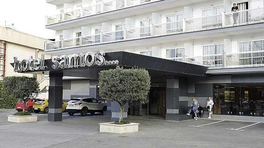 El hotel Samos de Magaluf, en una imagen de archivo, es uno de los que reabrirá en la primera quincena de julio.