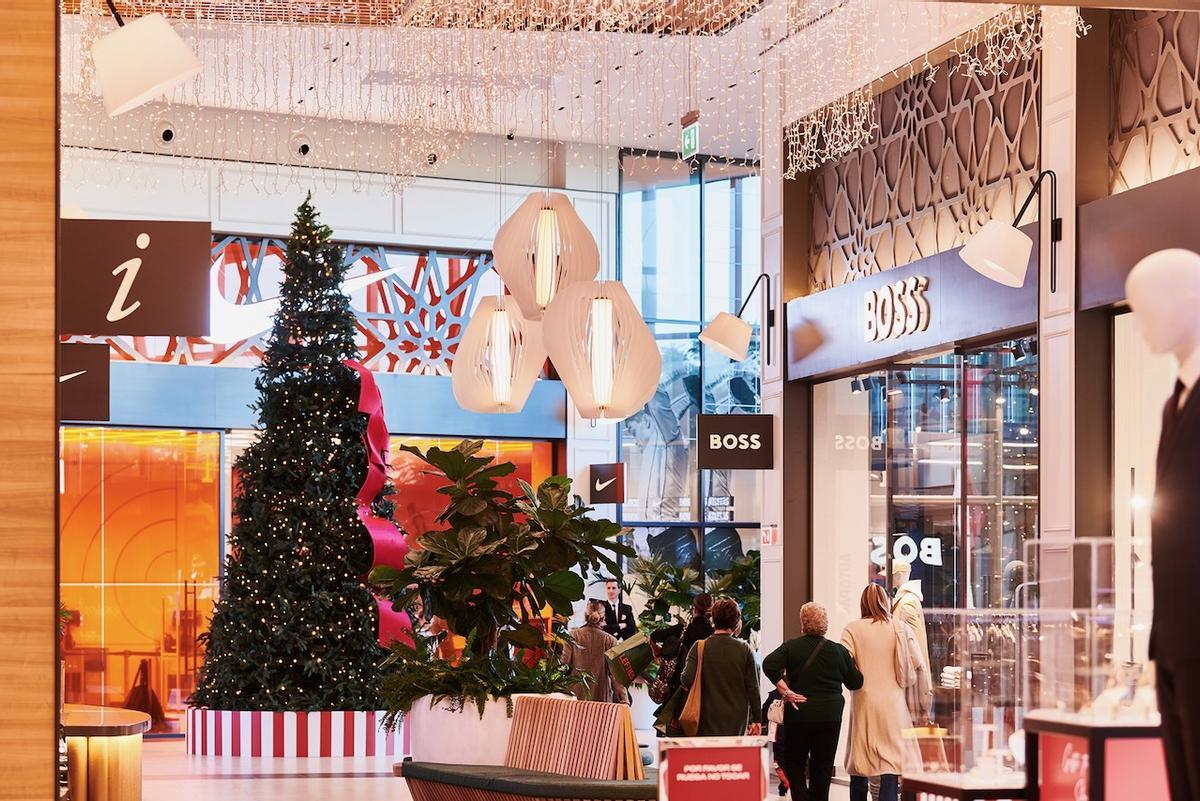 Decoración navideña en el Sevilla Fashion Outlet