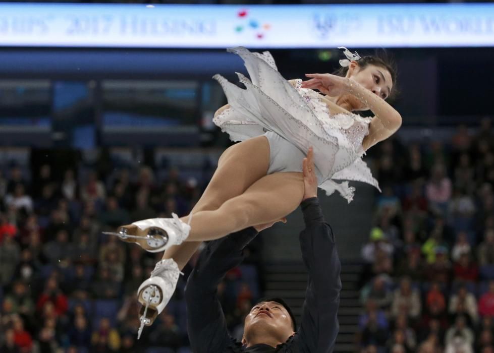 Los saltos imposibles del Mundial de Patinaje Artístico