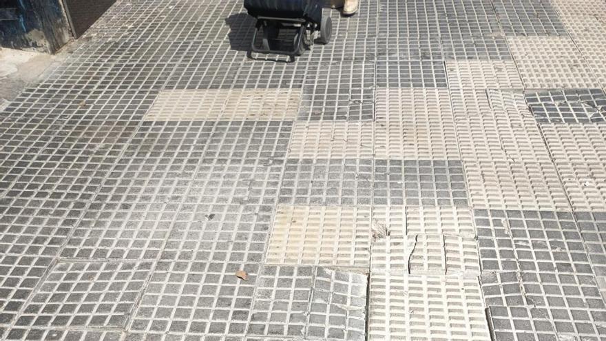 El mal estado de las aceras preocupa a los ciezanos ante el 