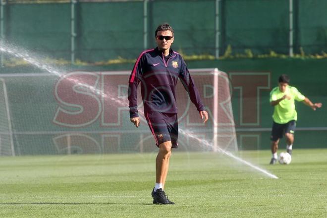 El Barça prepara el partido ante el Ajax