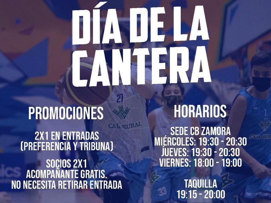 Cartel del Día de la Cantera del CB Zamora