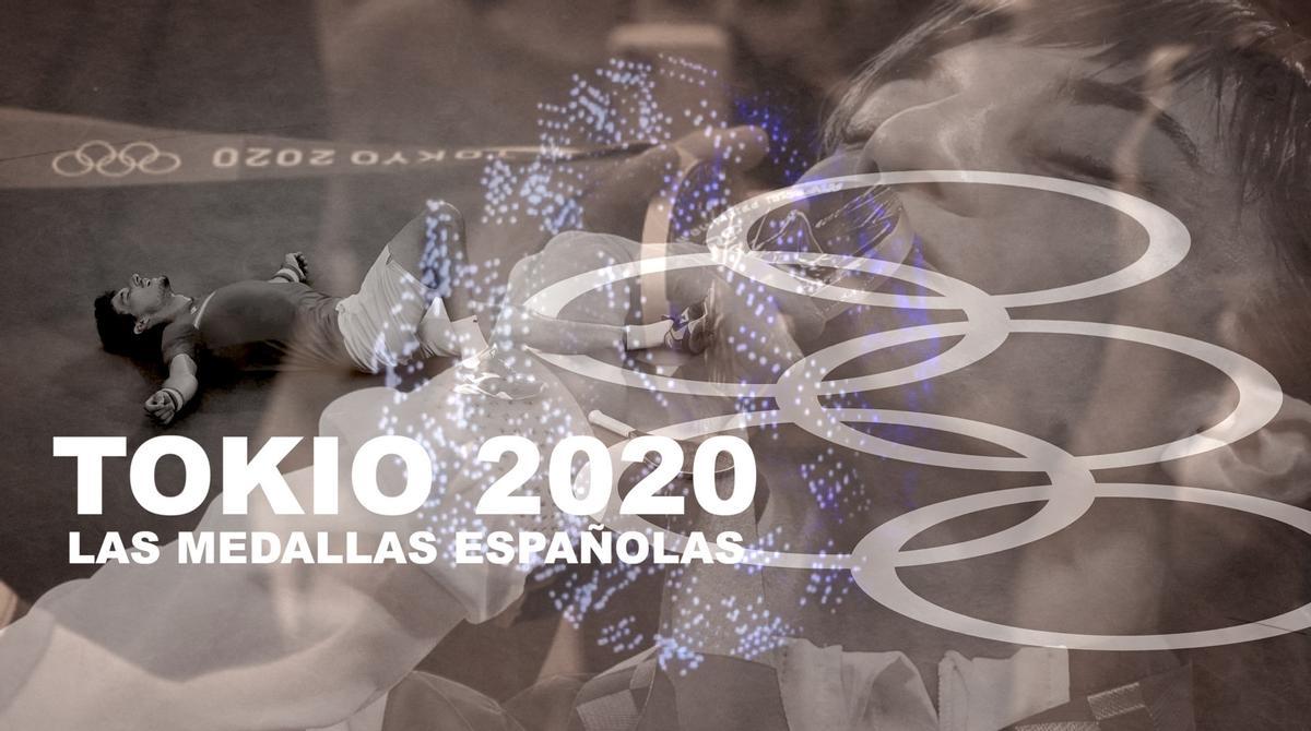Las medallas españolas en Tokio 2020.