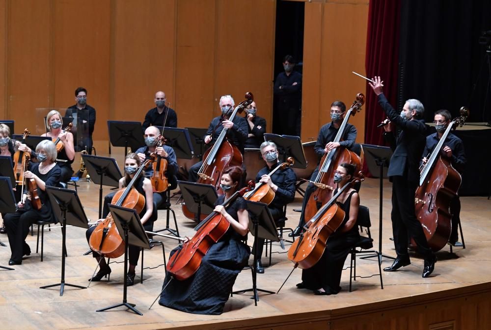 Primer concierto de la Orquesta Sinfónica tras la pandemia de Covid-19