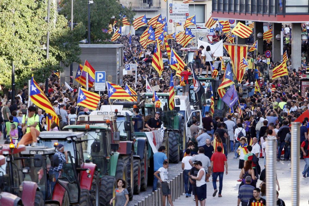 Manifestació a Girona.