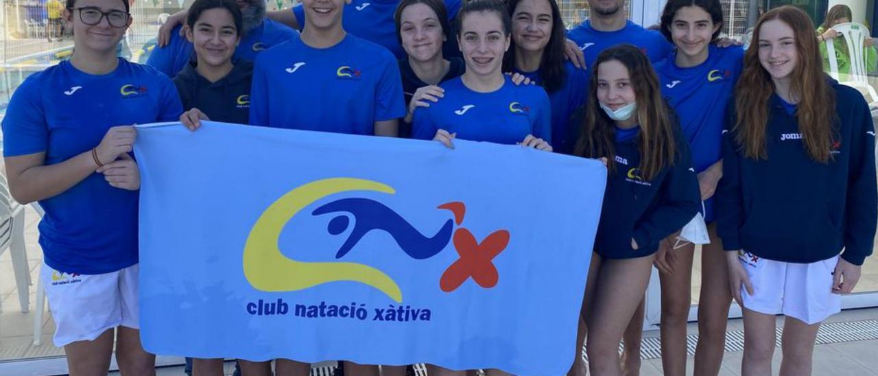 Podio del Natació Xàtiva en el Control | CLUB NATACIÓ XÀTIVA