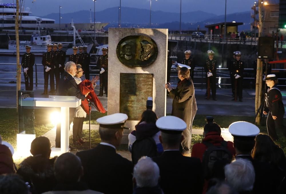 Vigo celebra el 500 aniversario de ka expedición de la primera vuelta al mundo en un acto solemne con arriado de bandera.