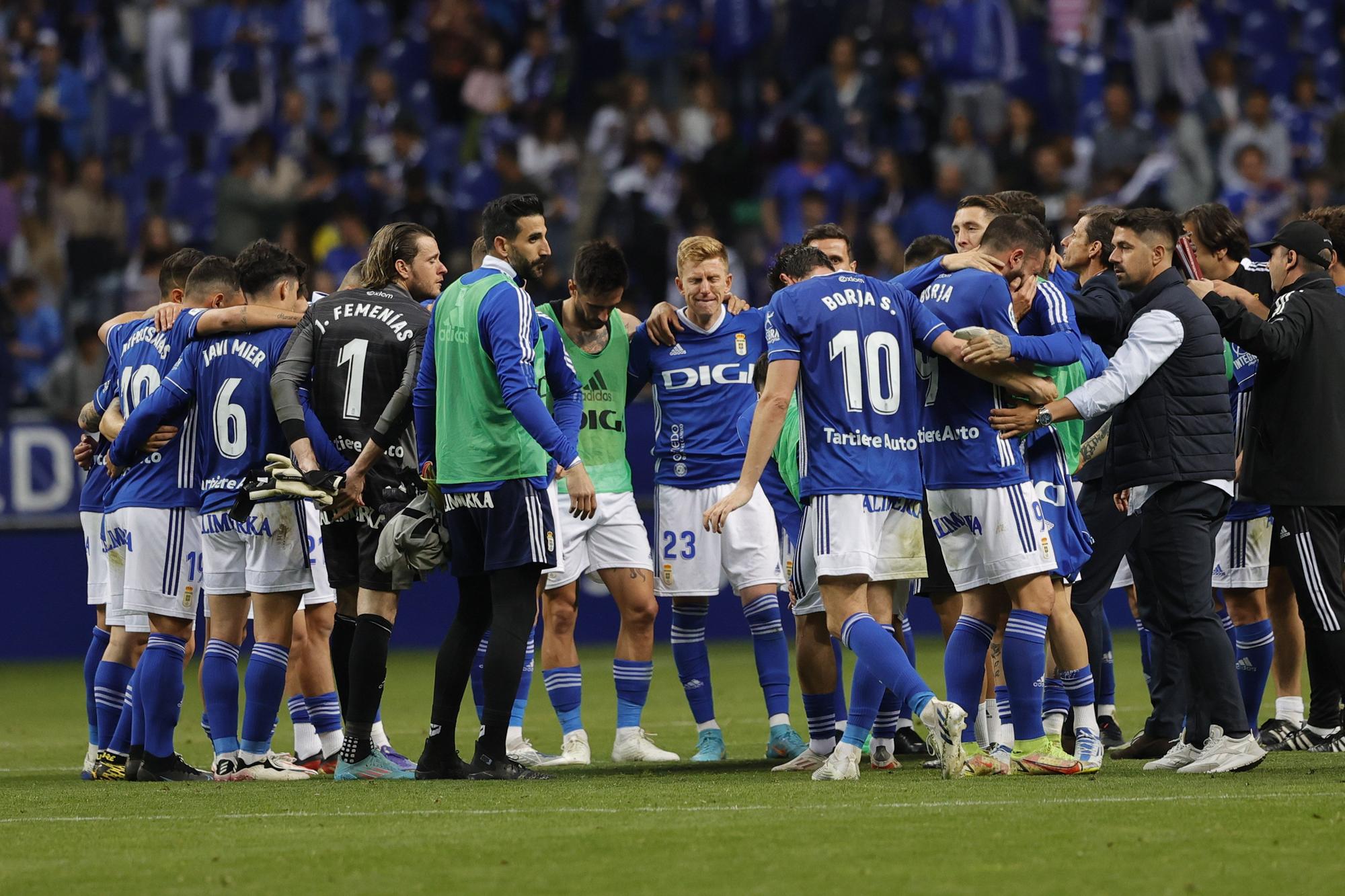 El partido del Oviedo ante el Ibiza, en imágenes