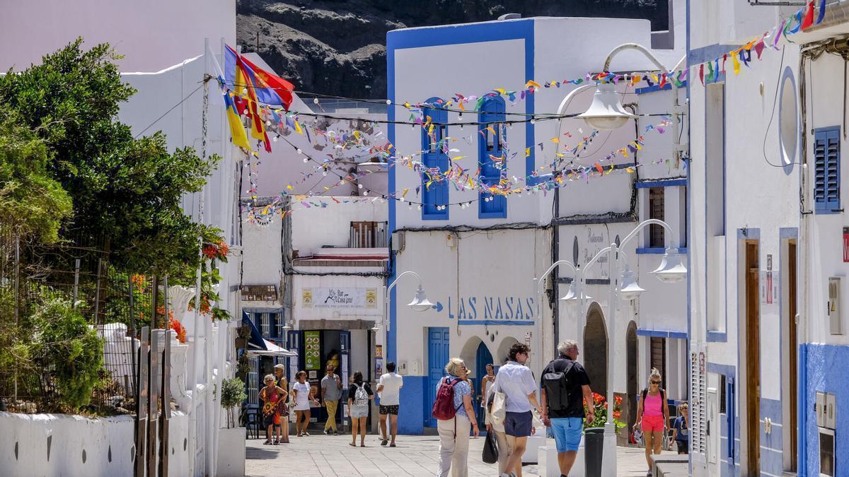 El puerto de Agaete.