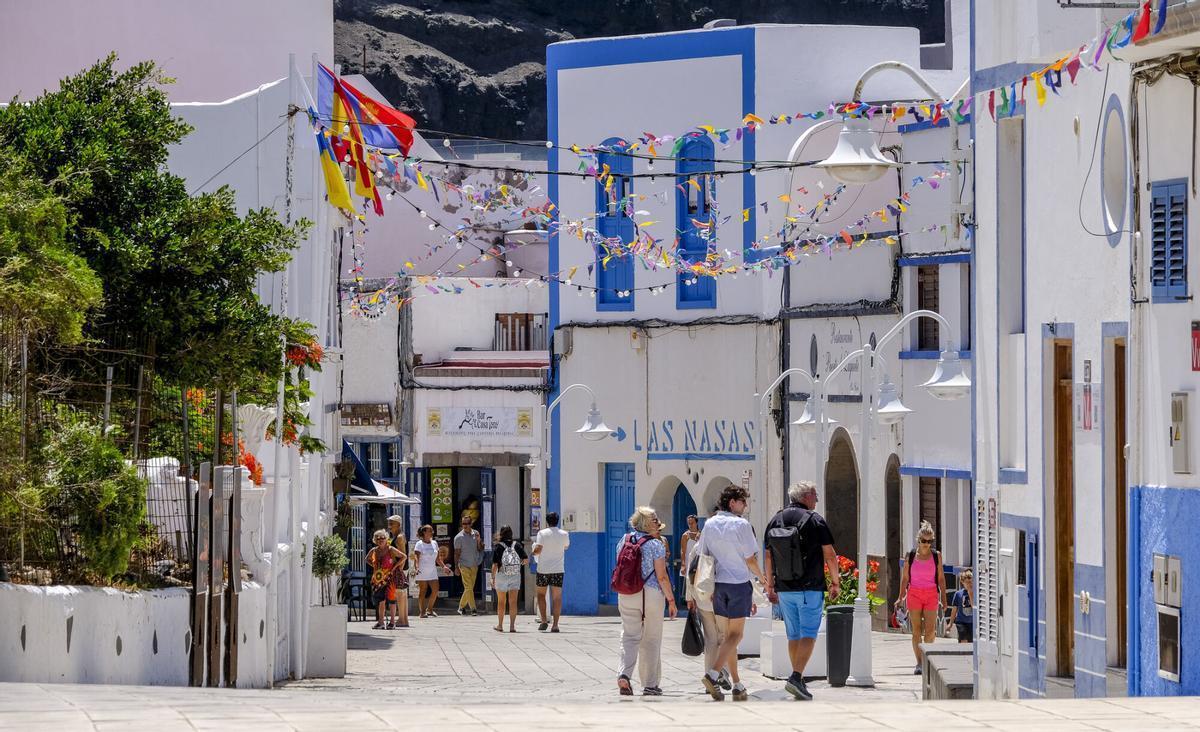 El puerto de Agaete.
