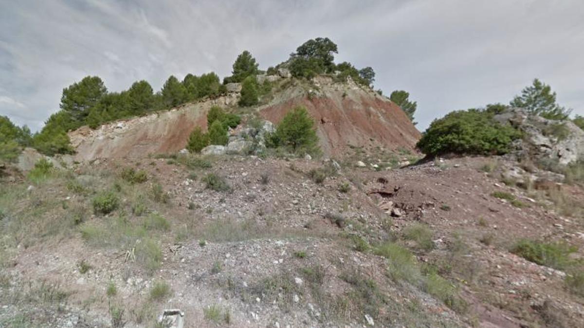 Zona donde se encuentra uno de los yacimientos afectados por la planta solar.