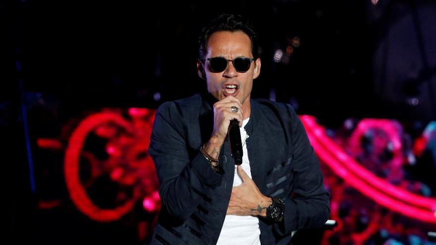 Marc Anthony durante una actuación.