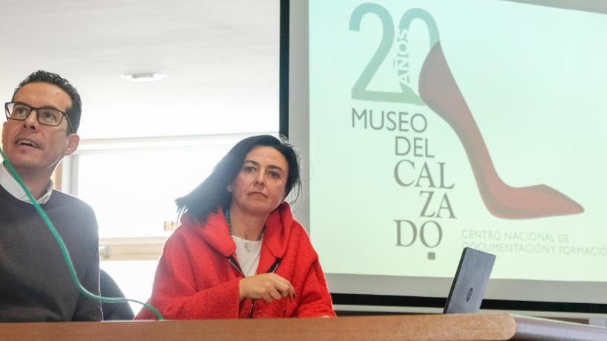 Alfaro y Esteve en febrero pasado durante el 20 aniversario del Museo.