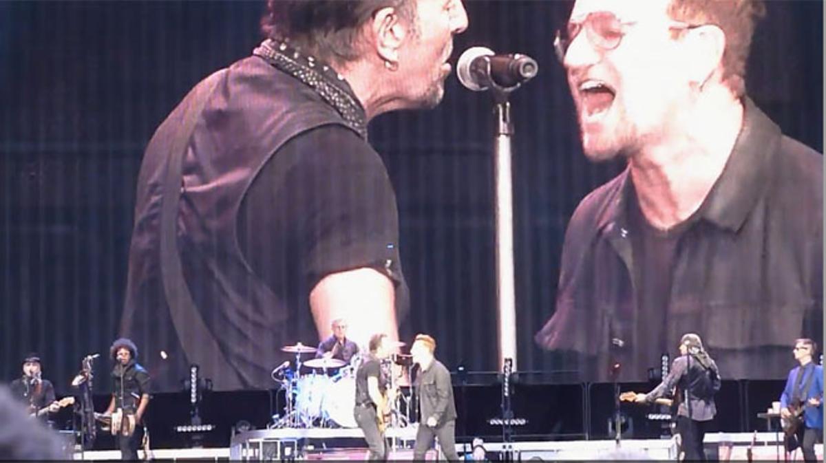 Bruce Springsteen y Bono