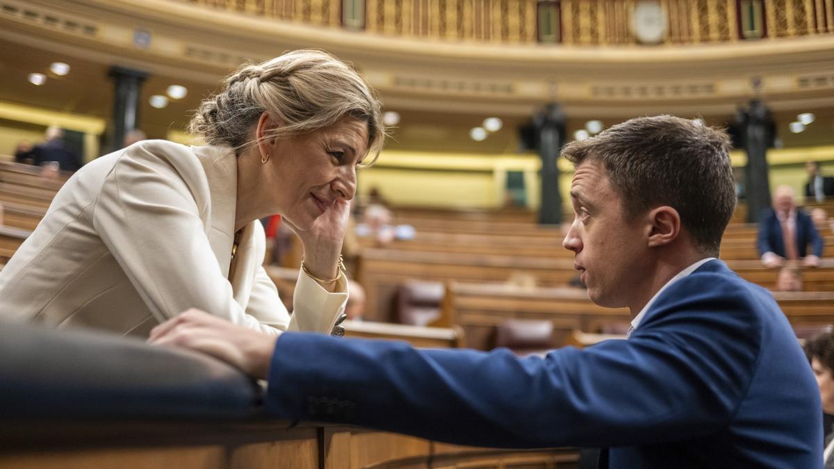 Yolanda Díaz e Iñigo Errejón, en una imagen de archivo.