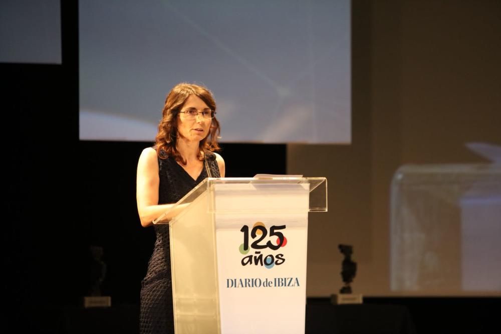 La directora de Ibiza, Cristina Martín, durante su discurso.