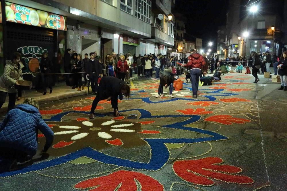 Últimos preparativos de Corpus Christi de Ponteare