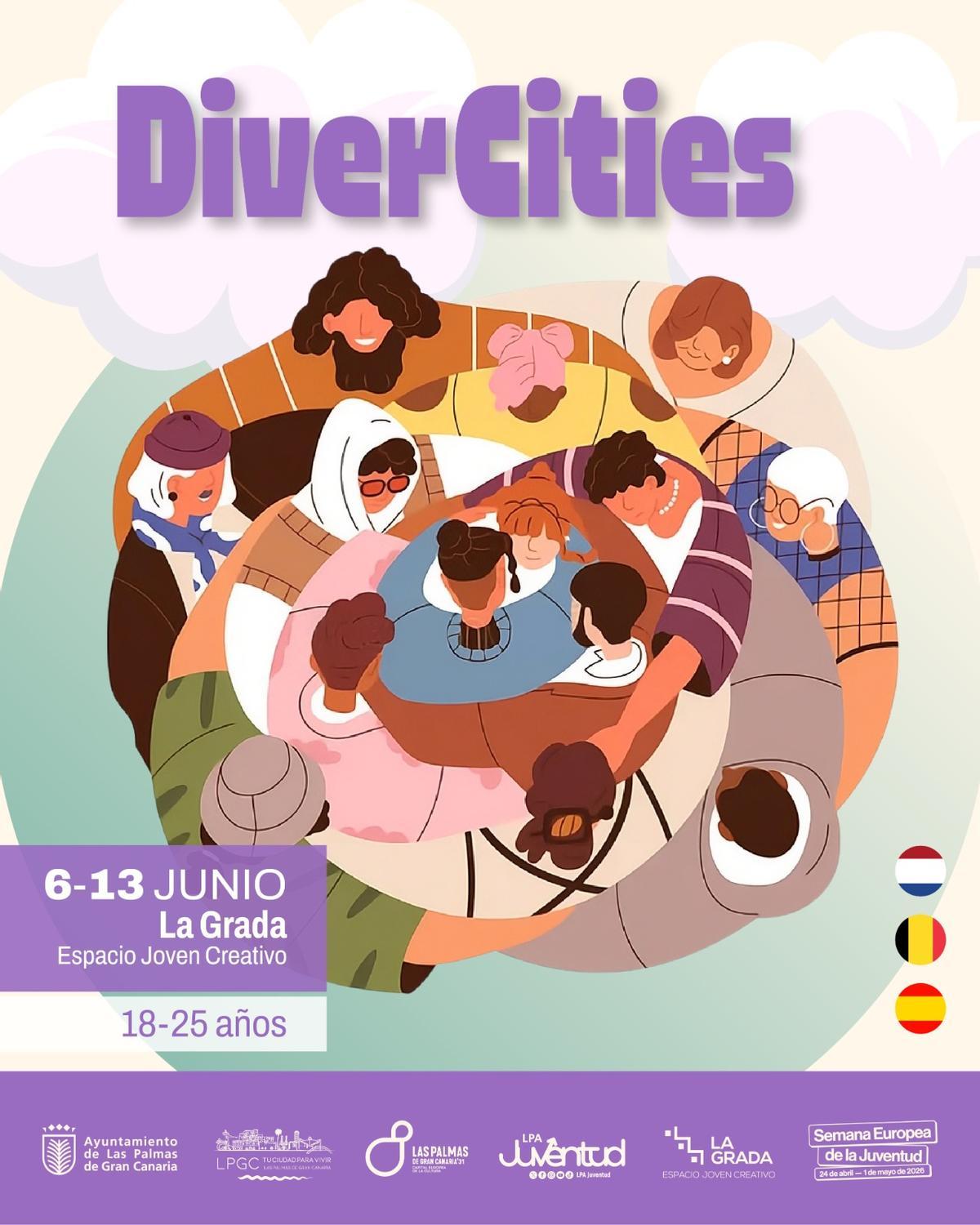 Cartel de la iniciativa 'Divercities'