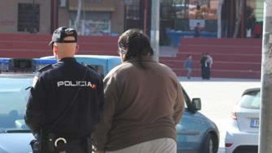 El condenado, tras ser detenido por la policía en 2016.