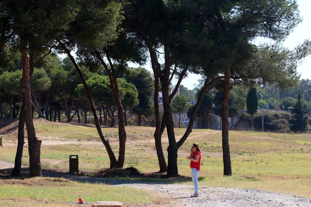 Inauguración del parque del Campamento Benítez.