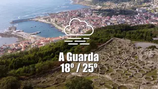 El tiempo en A Guarda: previsión meteorológica para hoy, miércoles 9 de julio