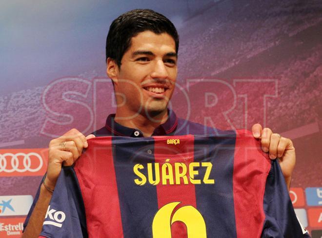 Presentación de Luis Suárez