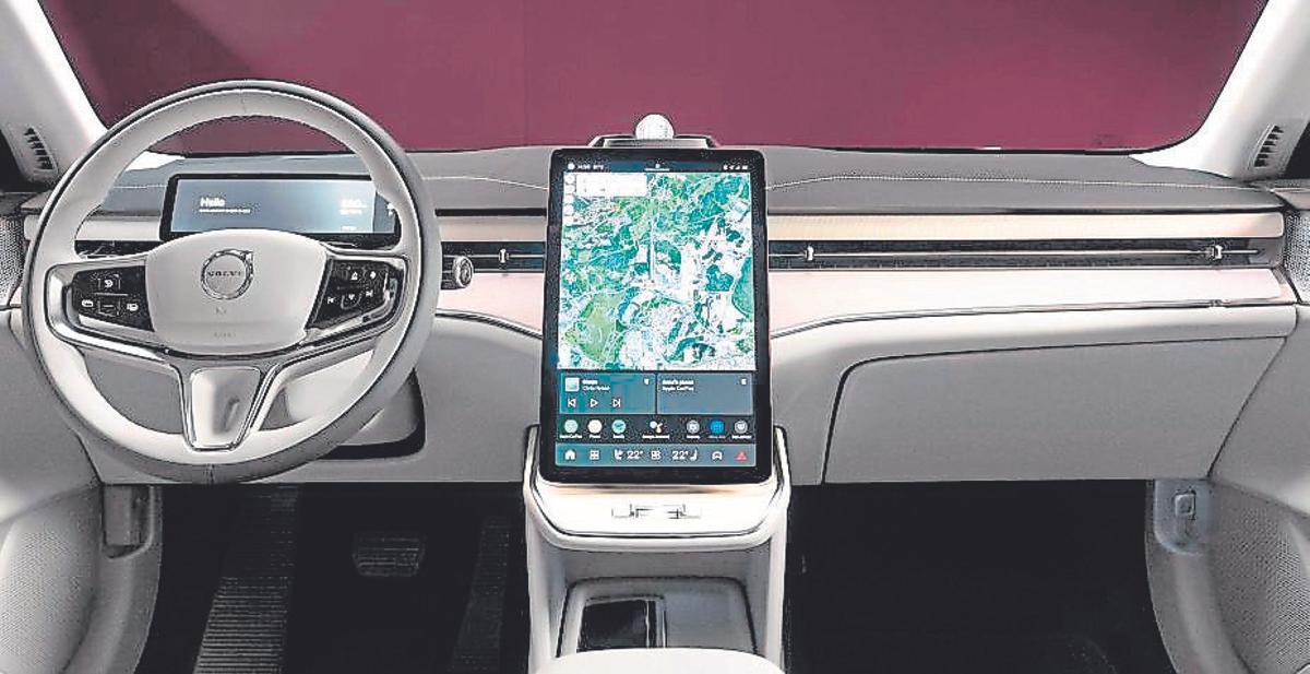 El interior del Volvo ES90