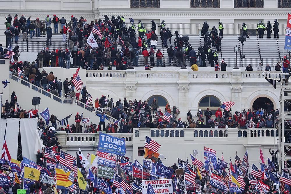 Imágenes del asalto al Capitolio por simpatizantes de Trump