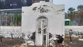 San Andrés pide ayuda para salvar la antigua capilla del cementerio de Las Teresitas
