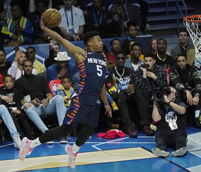 Las imagenes espectaculares del concurso de mates y triples de NBA All Star 2019