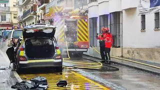 Explosiona un coche de la Policía Local en Palma del Río