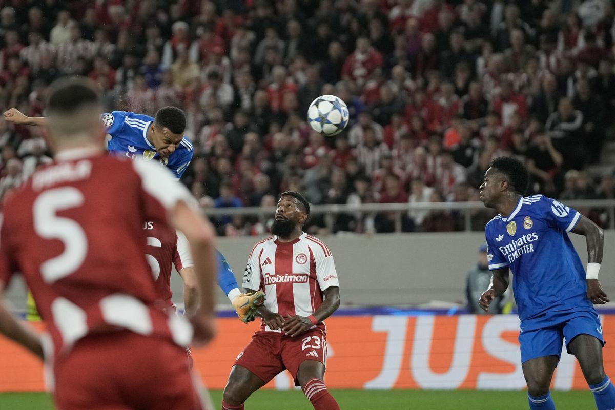 Champions League: Olympiacos - Real Madrid, en imágenes.