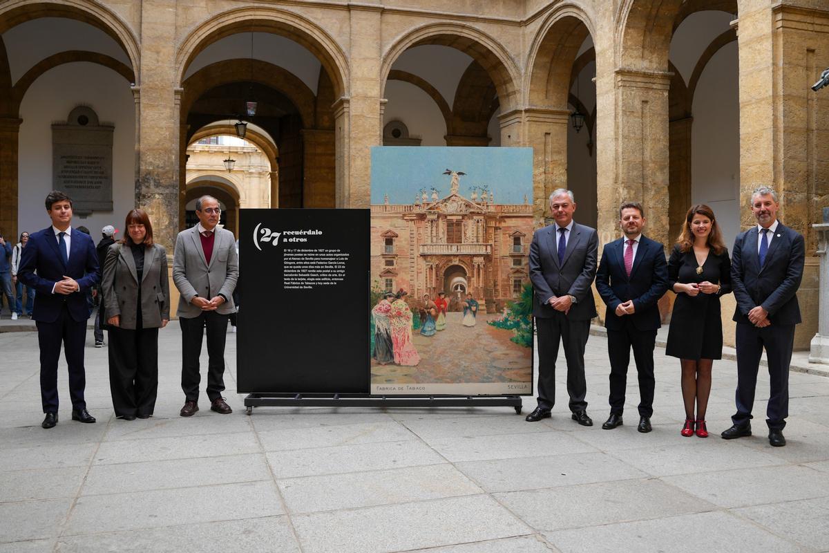 28/10/2024 Sevilla comienza las actividades para el centenario de la Generación del 27. El Rectorado de la Universidad de Sevilla ha acogido este lunes la presentación de la campaña '27 para el 27', un proyecto con el que arrancan oficialmente los actos de celebración del centenario de la Generación del 27, pues este mes de octubre de 2024 faltan exactamente 27 meses para el 1 de enero de 2027, cuando se inicie el centenario del movimiento literario más importante del siglo XX. POLITICA AYUNTAMIENTO DE SEVILLA