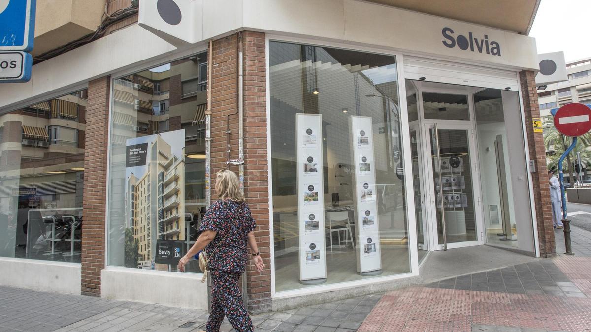 Una de las oficinas de Solvia en Alicante.