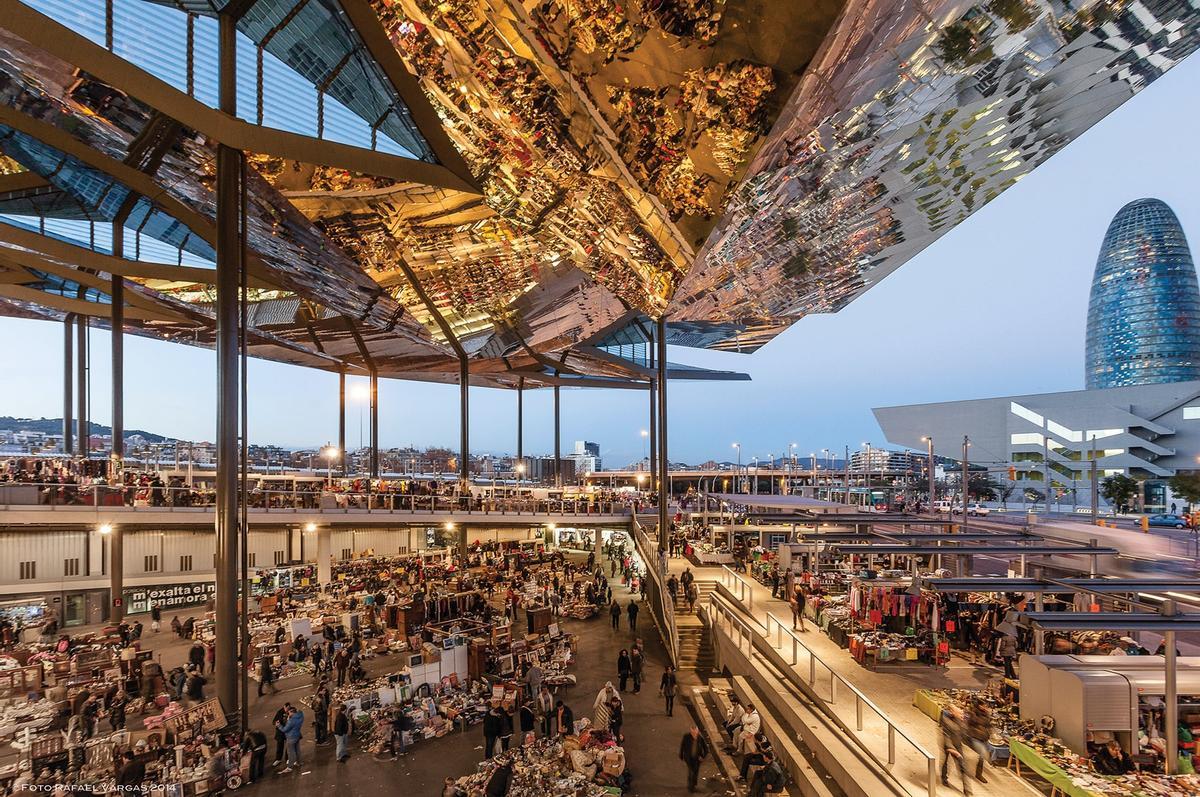 Mercat dels Encants, obra de l'estudi B720 de Fermín Vázquez
