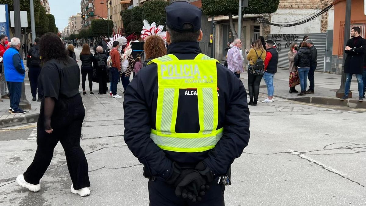 Un agente de la Policía Local de Alcantarilla.