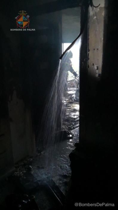 Wohnungen in Illetes wegen Brandes evakuiert