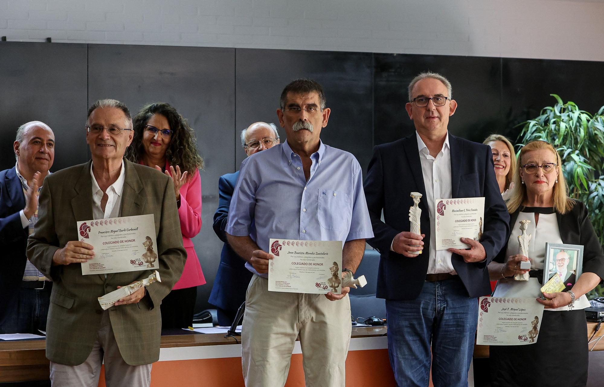 El Colegio de Docentes y Licenciados conmemora sus 80 años en Alicante