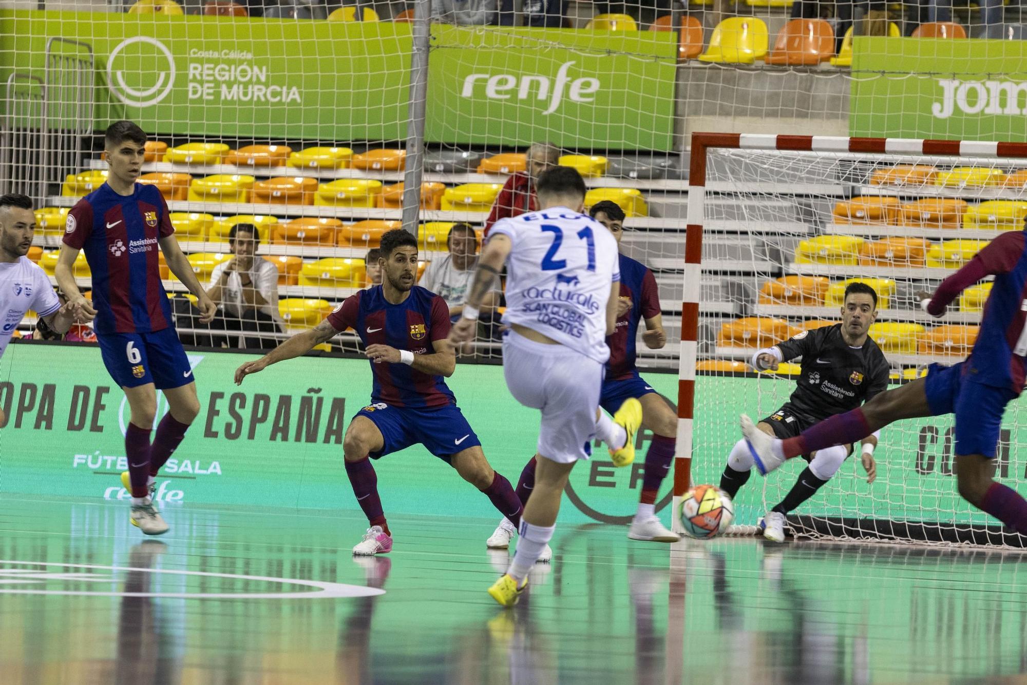 Las imágenes del Barça - Osasuna Magna en la Copa de España de Cartagena