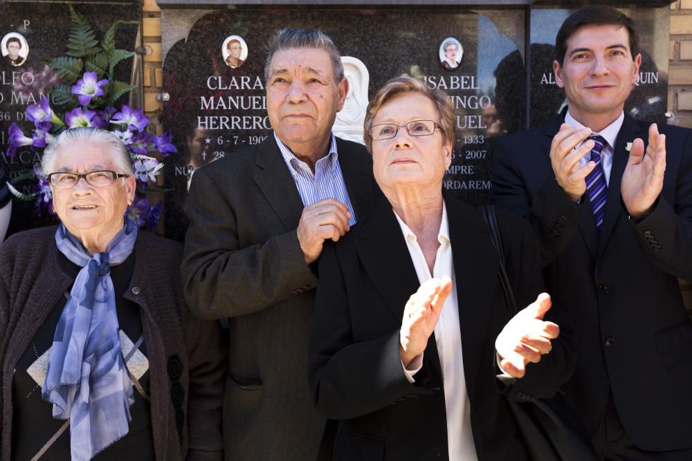 El represaliado durante la Guerra Civil ha recibido sepultura en el cementerio municipal