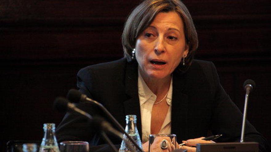 La presidenta del Parlament, carme Forcadell.