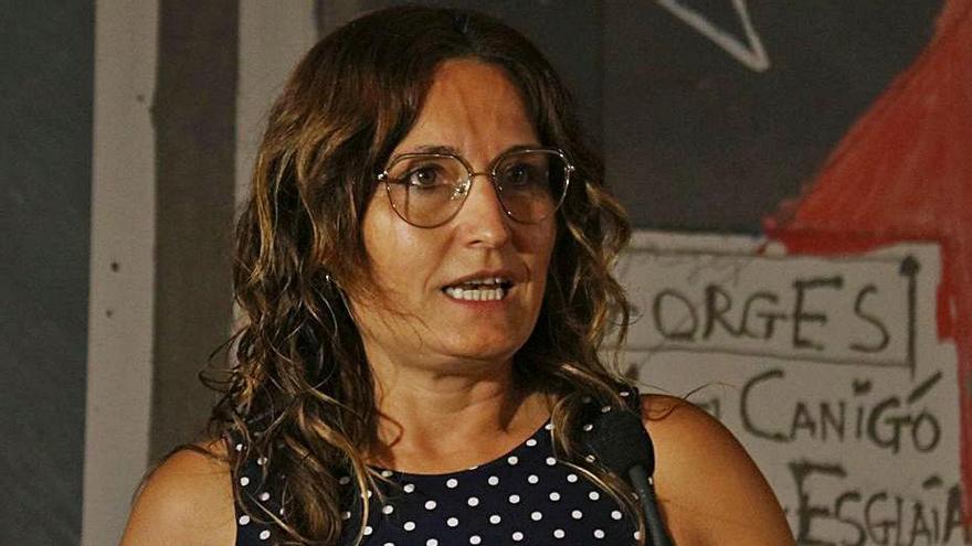 La consellera Laura Vilagrà, ahir a Prada | ACN