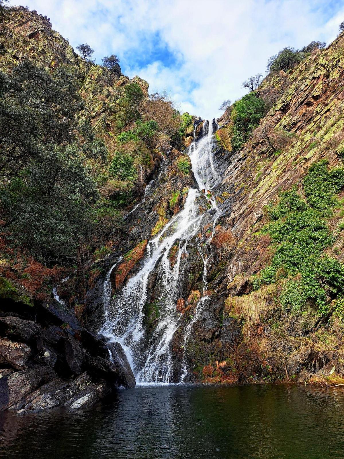 Cascada El Chorrituelo en Las Hurdes.