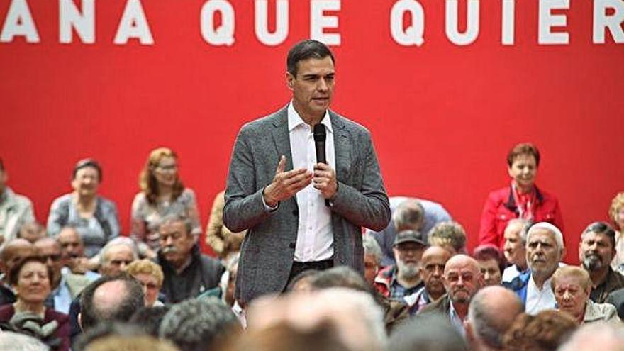 Pedro Sánchez va assegurar que no vol aplicar l&#039;article 155 de la Constitució.